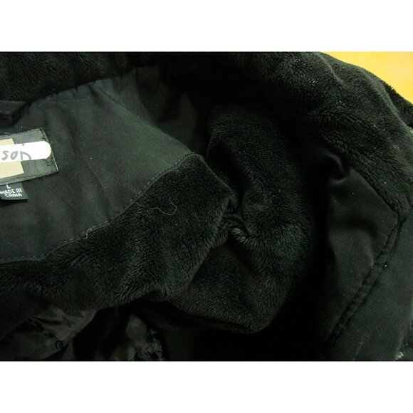 Gallery Coats Womens Large Black Zip Button Coat Jacket Pockets Satin Lined Warm - Picture 6 of 12